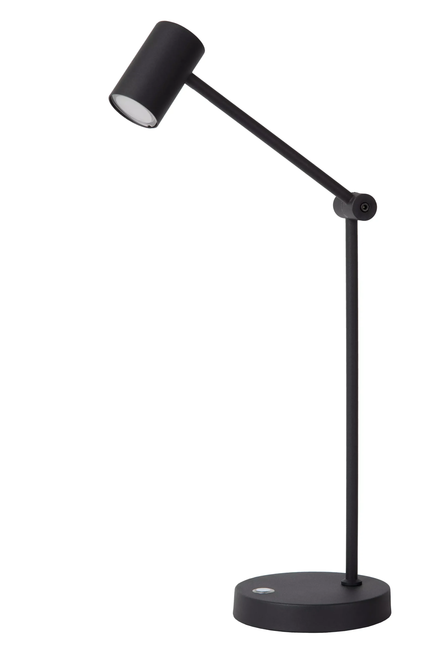 TIPIK - Oplaadbare Tafellamp - Accu/Batterij - LED 3 StepDim - 1x3W 2700K - Zwart*Lucide Discount