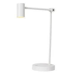 TIPIK - Oplaadbare Tafellamp - Accu/Batterij - LED 3 StepDim - 1x3W 2700K - Wit*Lucide Store
