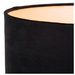 TONDO - Vloerlamp - Ø 38 cm - 1xE27 - Zwart*Lucide Online
