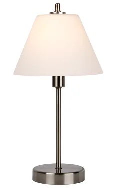 TOUCH - Tafellamp - Ø 22 cm - 1xE14 - Mat chroom*Lucide Online