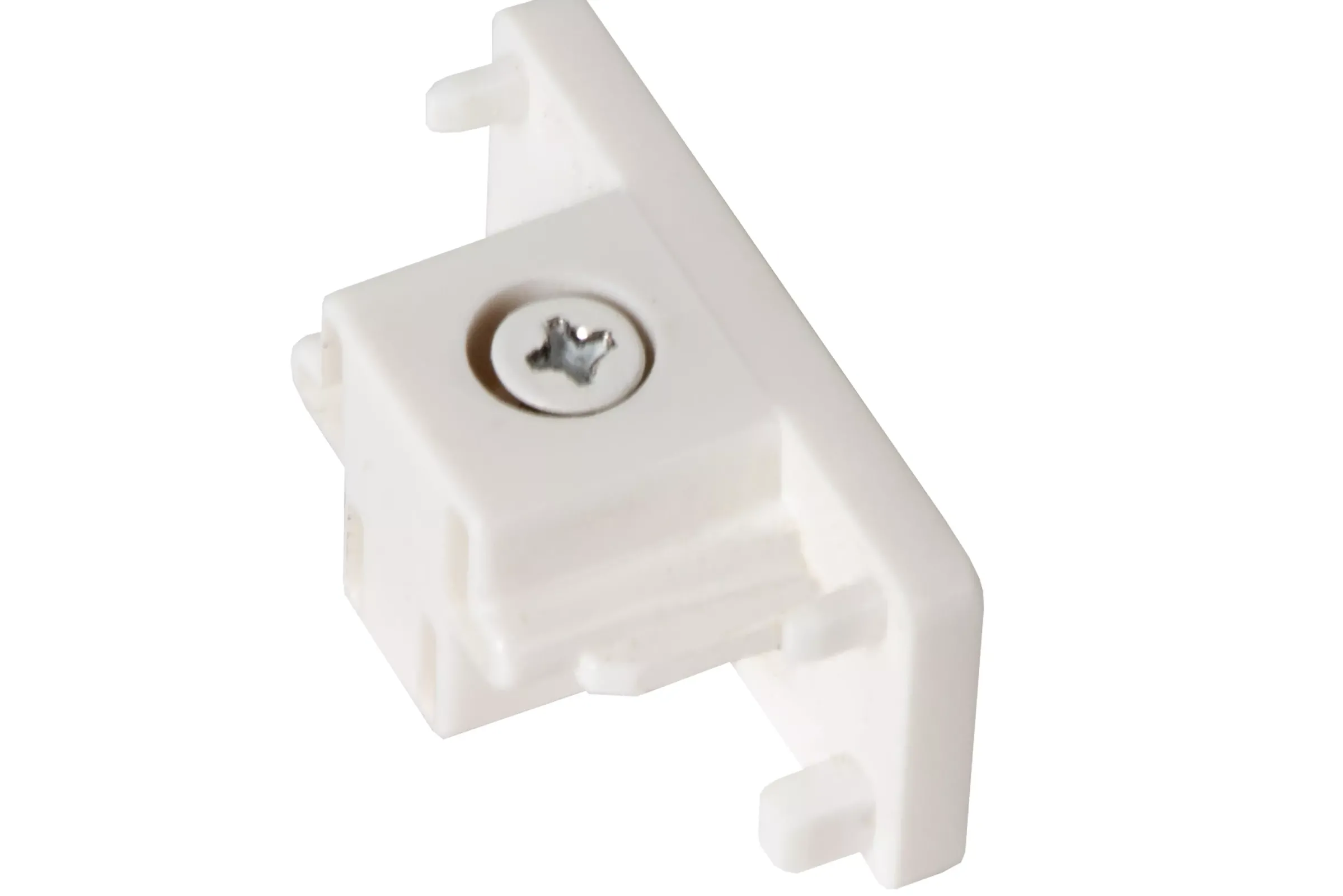 TRACK Eindkap - 1-fase Railsysteem / Railverlichting - Set van 2 - Wit (Uitbreiding)*Lucide Shop