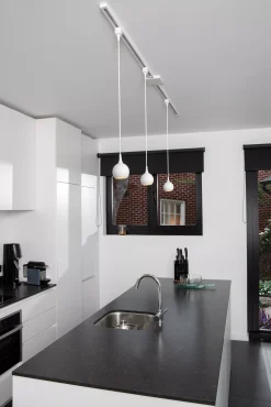 TRACK FAVORI Hanglamp - 1-fase Railsysteem / Railverlichting - 1xGU10 - Wit (Uitbreiding)*Lucide Shop