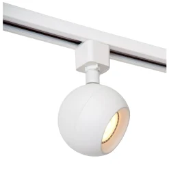 TRACK FAVORI Railspot - 1-fase Railsysteem / Railverlichting - 1xGU10 - Wit (Uitbreiding)*Lucide Store