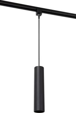 TRACK FLORIS Hanglamp - 1-fase Railsysteem / Railverlichting - 1xGU10 - Zwart (Uitbreiding)*Lucide Cheap