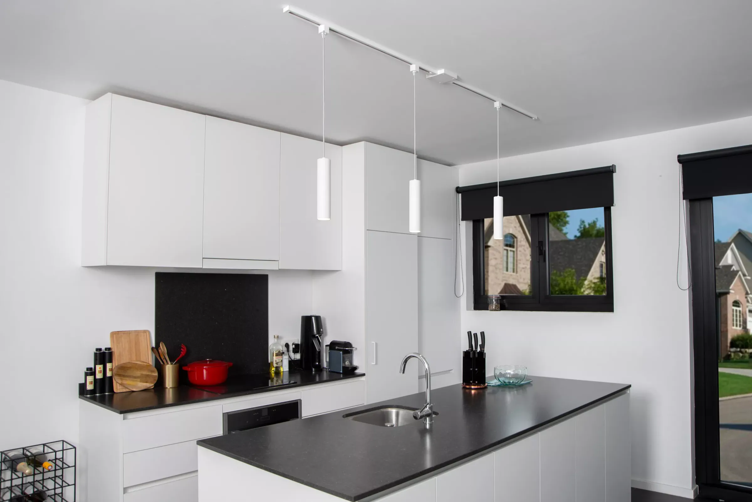 TRACK FLORIS Hanglamp - 1-fase Railsysteem / Railverlichting - 1xGU10 - Wit (Uitbreiding)*Lucide Best Sale