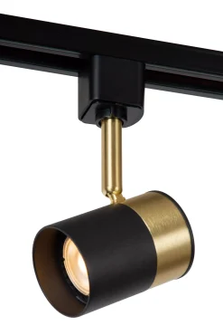 TRACK FLORIS Railspot - 1-fase Railsysteem / Railverlichting - 1xGU10 - Zwart (Uitbreiding)*Lucide New