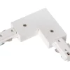 TRACK L-koppelstuk - 1-fase Railsysteem / Railverlichting - Rechts - Wit (Uitbreiding)*Lucide Sale