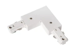 TRACK L-koppelstuk - 1-fase Railsysteem / Railverlichting - Rechts - Wit (Uitbreiding)*Lucide Sale
