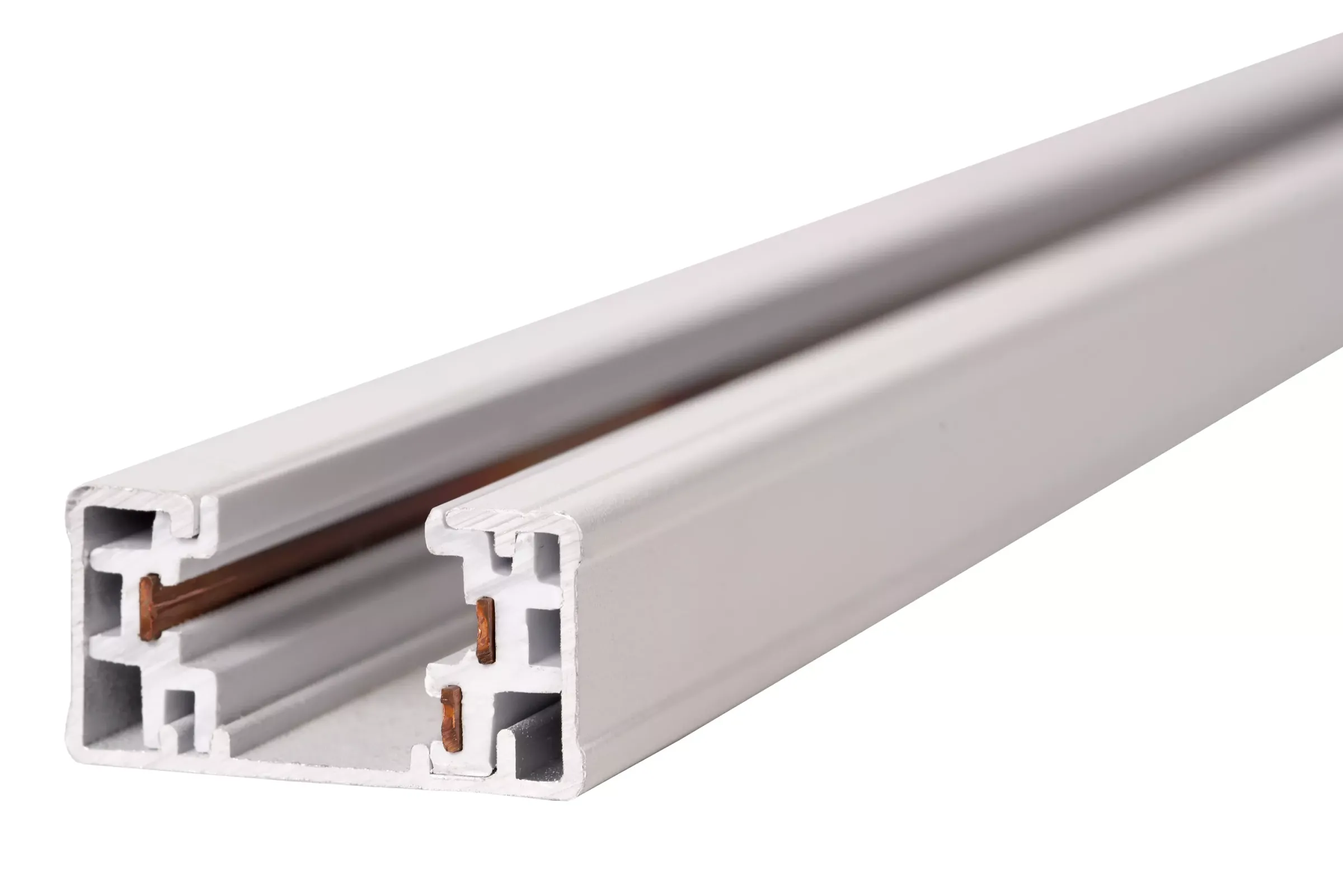 TRACK Opbouwrail - 1-fase Railsysteem / Railverlichting - 1 meter- Wit (Uitbreiding)*Lucide Outlet