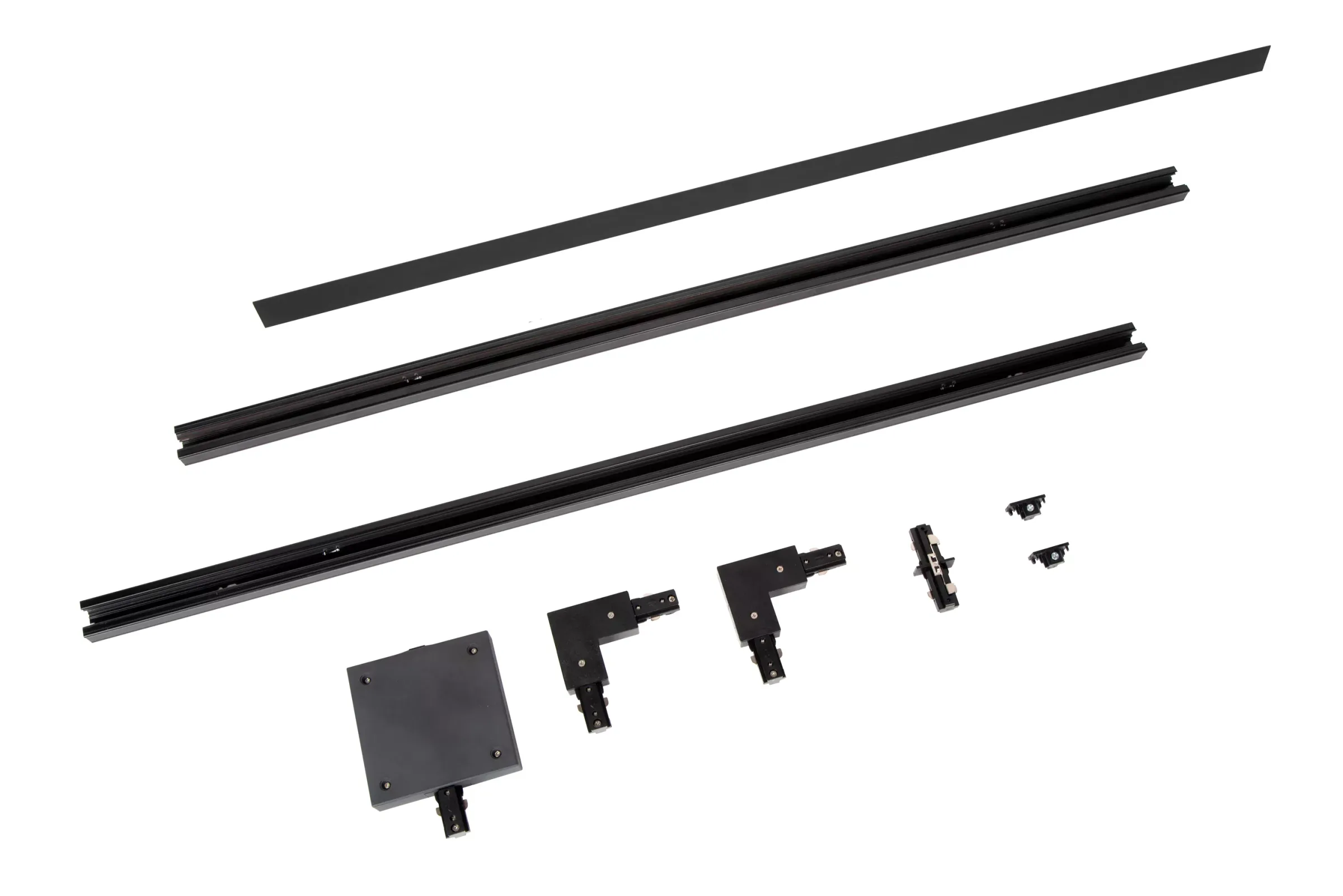 TRACK Starterset - 1-fase Railsysteem / Railverlichting - 2 meter - Zwart*Lucide Best