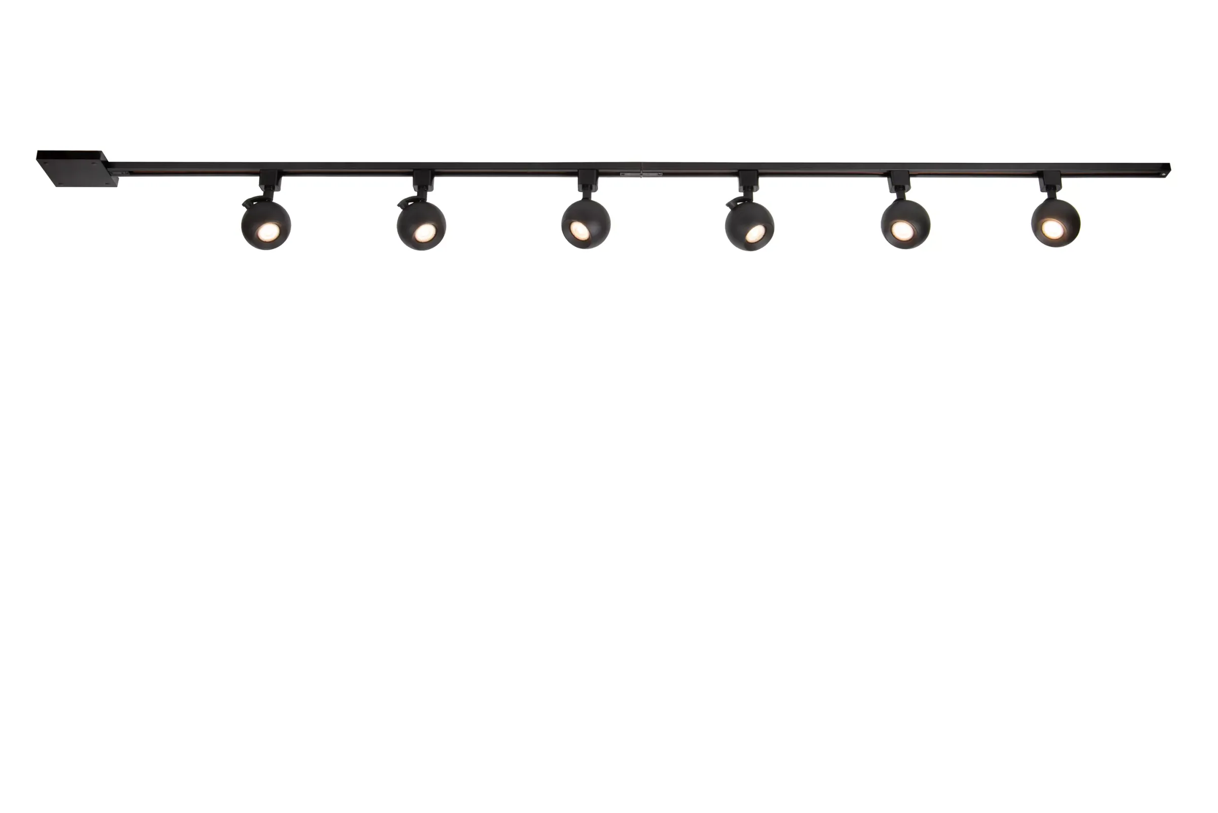 TRACK Starterset - 1-fase Railsysteem / Railverlichting - 2 meter - Zwart*Lucide Best