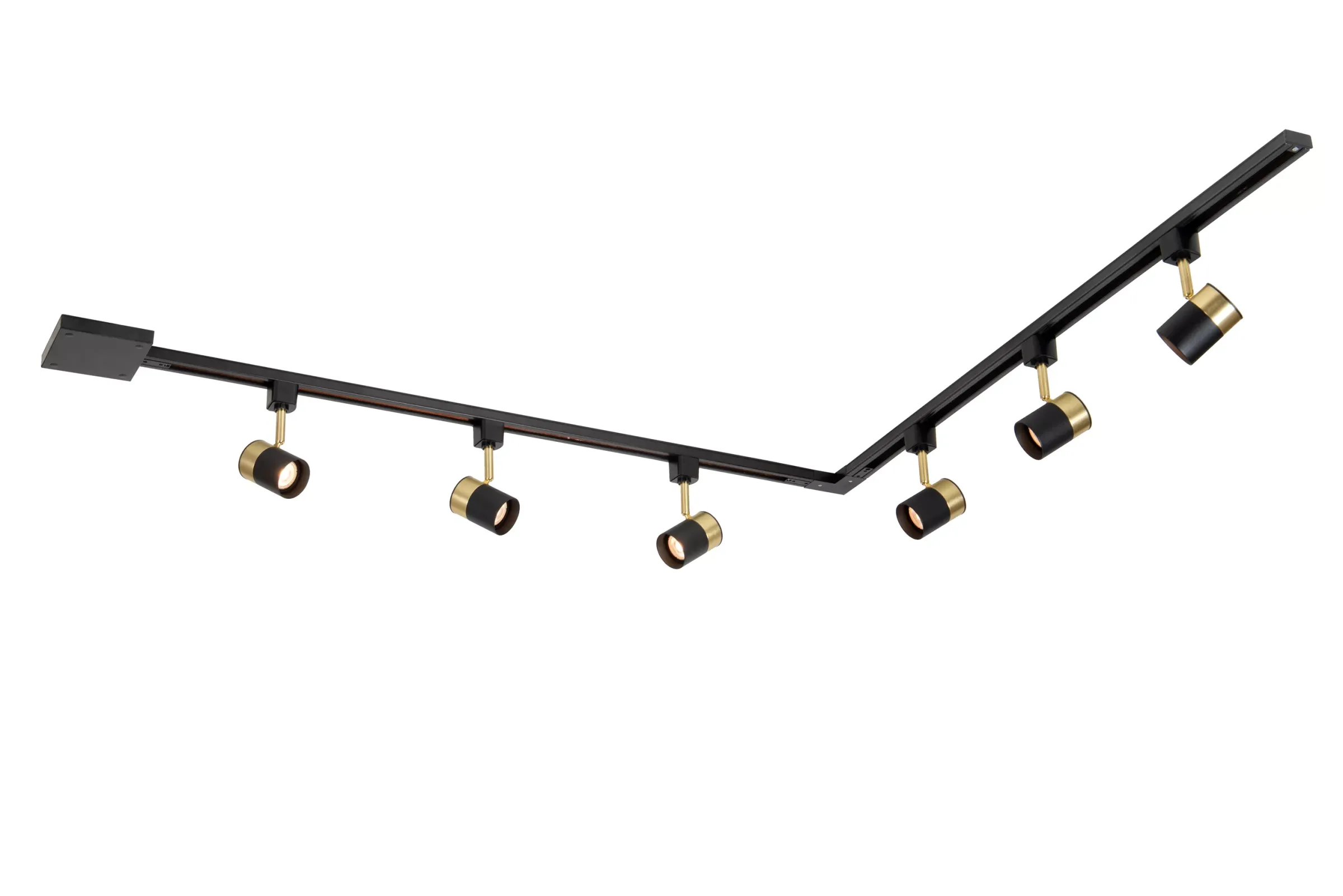 TRACK Starterset - 1-fase Railsysteem / Railverlichting - 2 meter - Zwart*Lucide Best