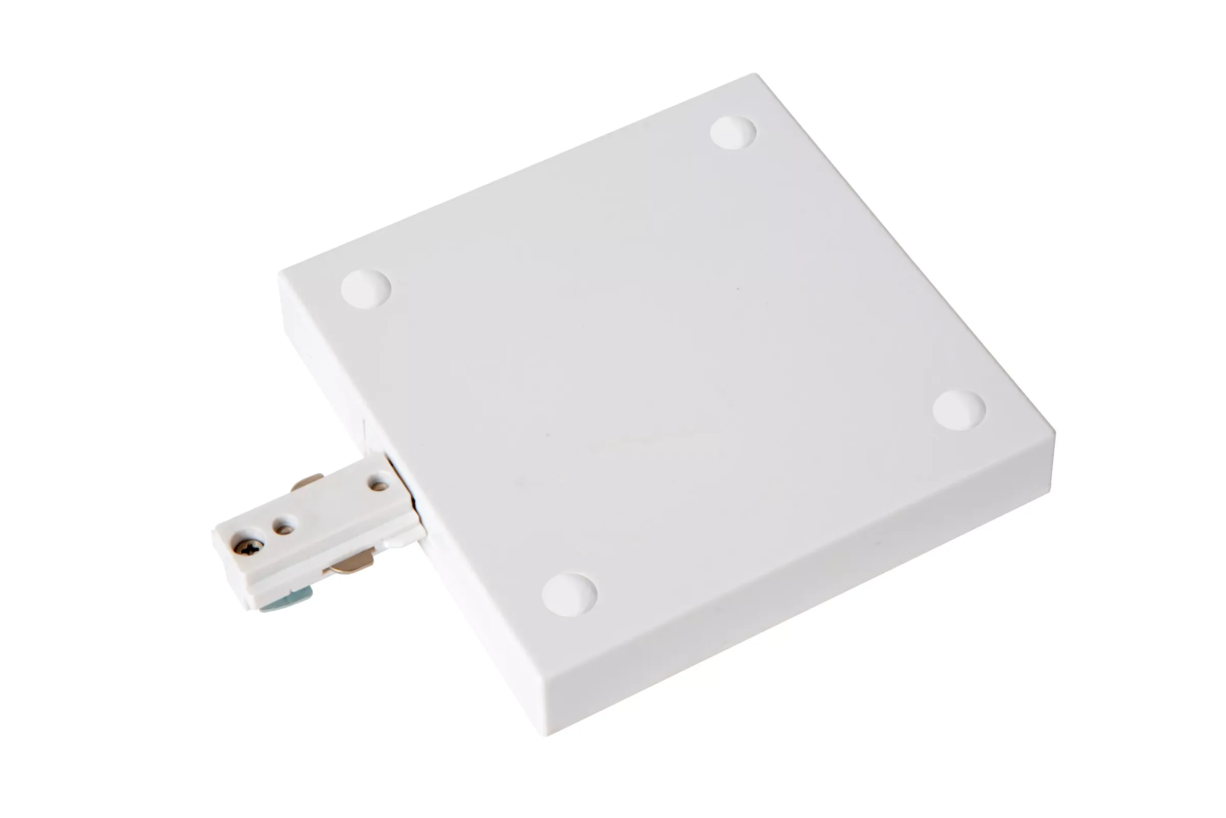 TRACK Startvoeding - 1-fase Railsysteem / Railverlichting - Enkel/Dubbel -Wit (Uitbreiding)*Lucide Store