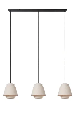 TRIBUTE - Hanglamp - 3xE27 - Beige*Lucide Discount