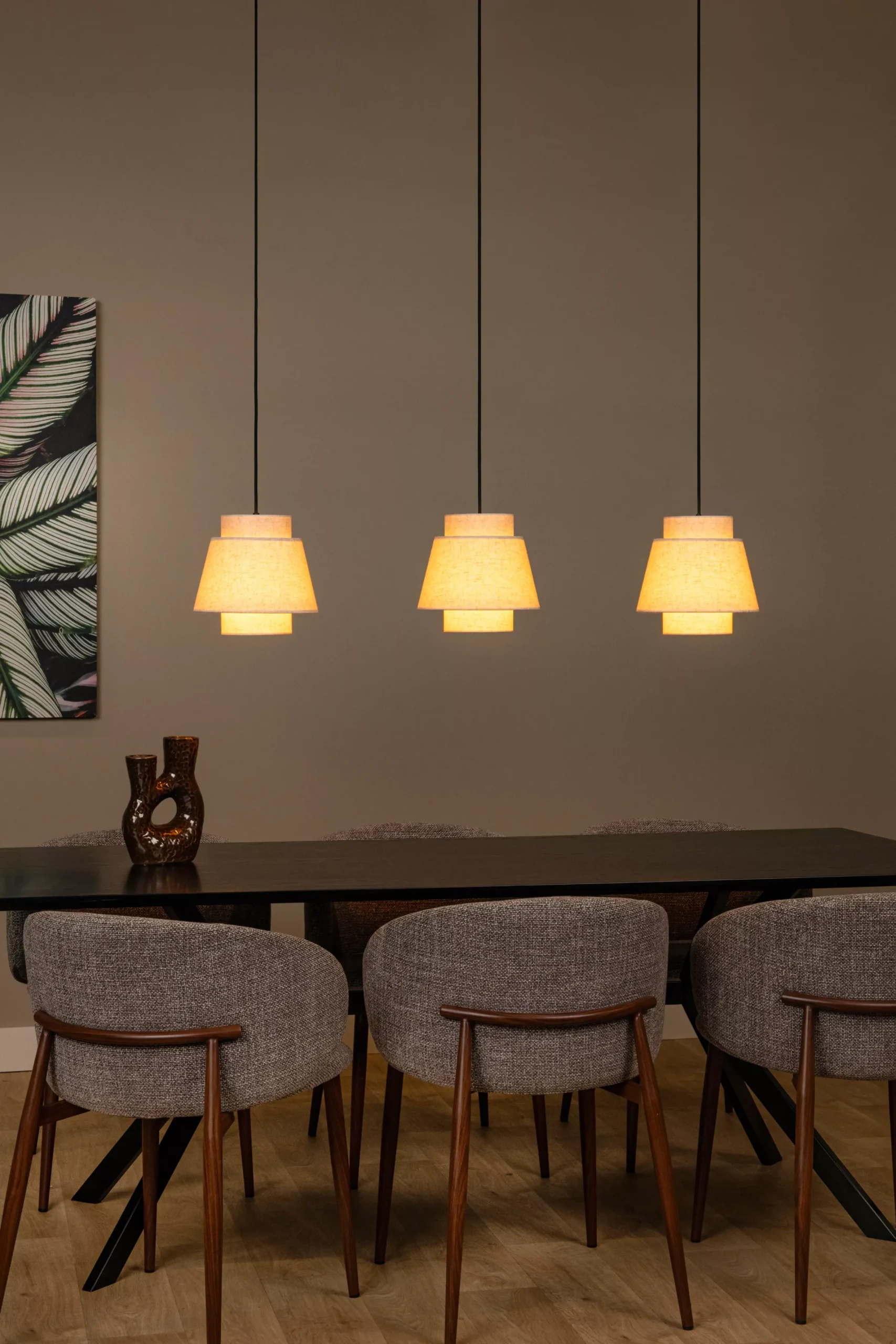 TRIBUTE - Hanglamp - 3xE27 - Beige*Lucide Discount
