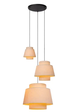 TRIBUTE - Hanglamp - Ø 76 cm - 3xE27 - Beige*Lucide Flash Sale