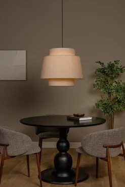 TRIBUTE - Hanglamp - Ø 60 cm - 1xE27 - Beige*Lucide Discount