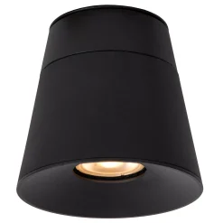 TRIGONO - Plafondspot - Ø 10,5 cm - 1xGU10 - Zwart*Lucide Shop