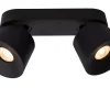 TRIGONO - Plafondspot - 2xGU10 - Zwart*Lucide Cheap