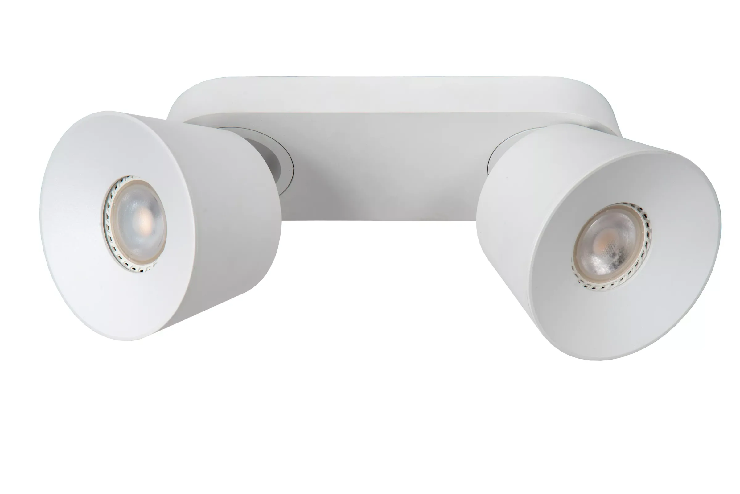 TRIGONO - Plafondspot - 2xGU10 - Wit*Lucide Cheap