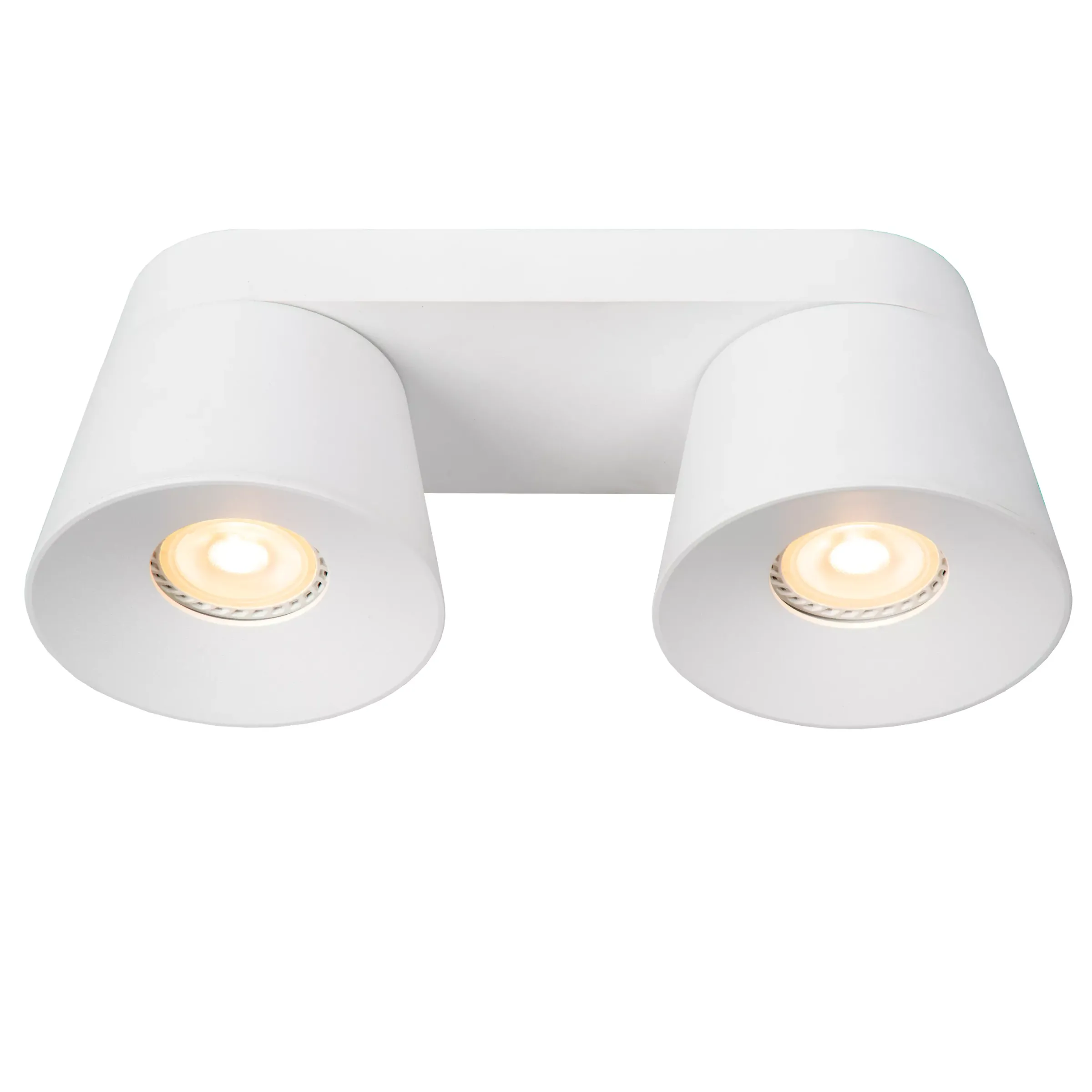 TRIGONO - Plafondspot - 2xGU10 - Wit*Lucide Cheap