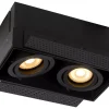 TRIMLESS - Inbouwspot - 2xGU10 - Zwart*Lucide Outlet