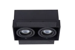 TRIMLESS - Inbouwspot - 2xGU10 - Zwart*Lucide Outlet
