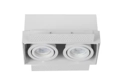 TRIMLESS - Inbouwspot - 2xGU10 - Wit*Lucide Best Sale