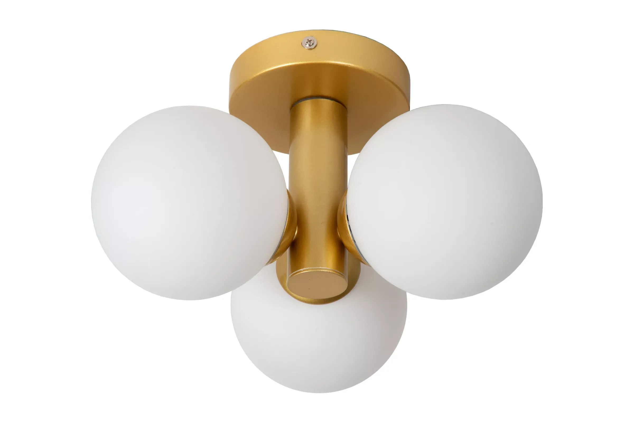 TRUDY - Plafonnière Badkamer - Ø 28 cm - 3xG9 - IP44 - Mat Goud / Messing*Lucide Sale