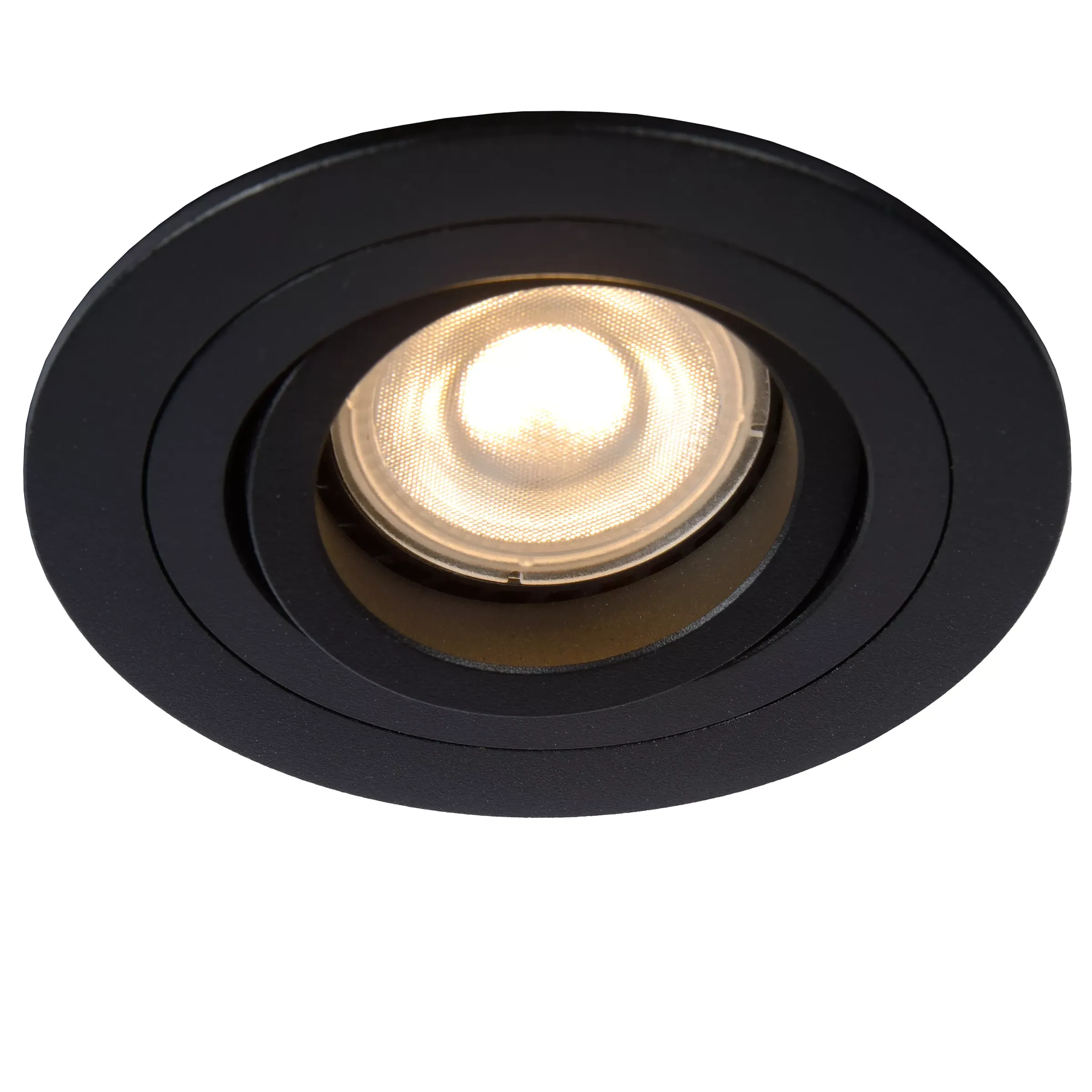 TUBE - Inbouwspot - Ø 9,2 cm - 1xGU10 - Zwart*Lucide Cheap