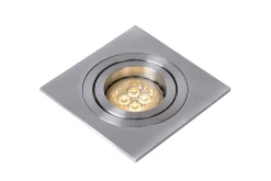 TUBE - Inbouwspot - 1xGU10 - Mat chroom*Lucide Online