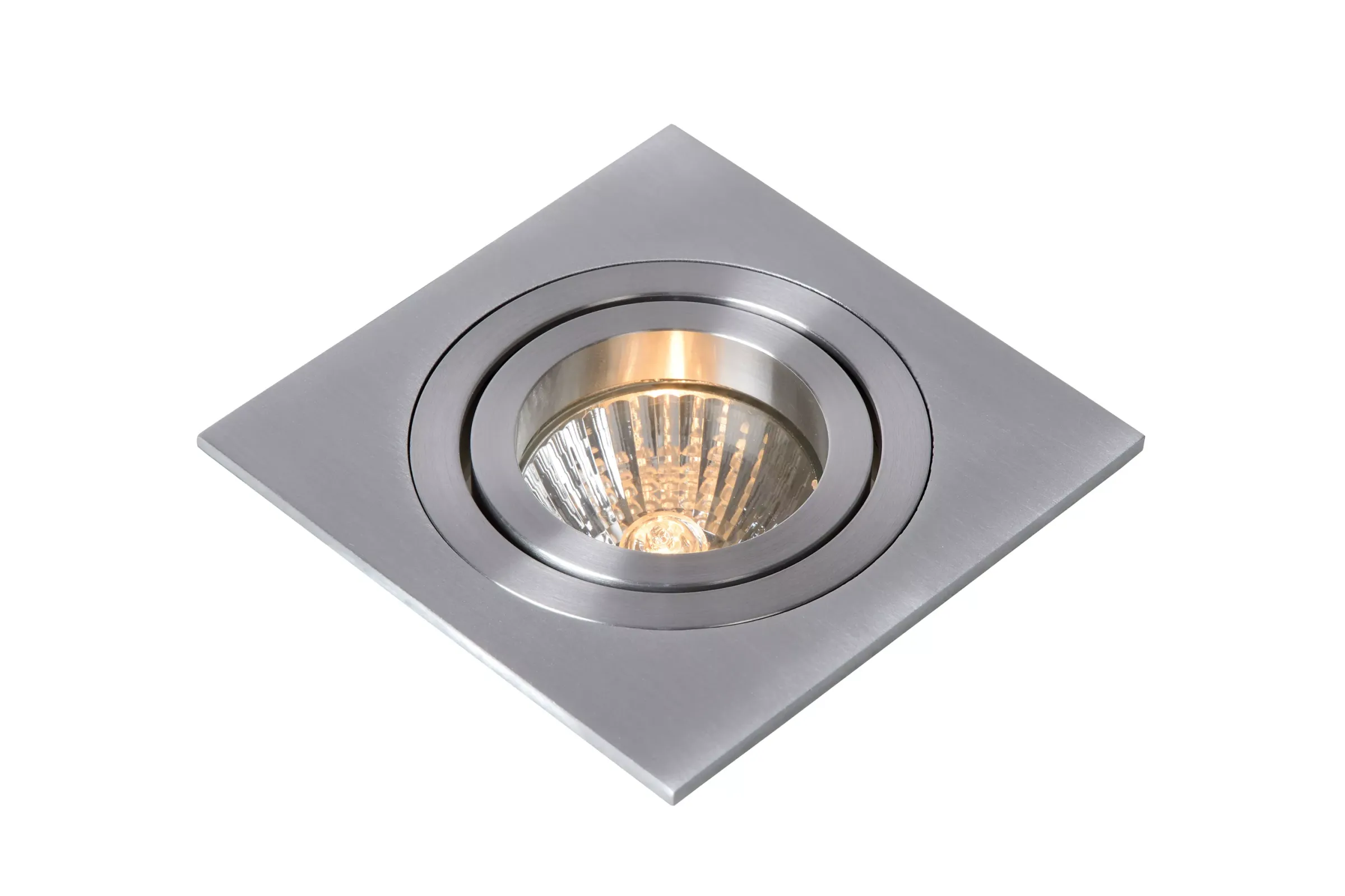 TUBE - Inbouwspot - 1xGU10 - Mat chroom*Lucide Online