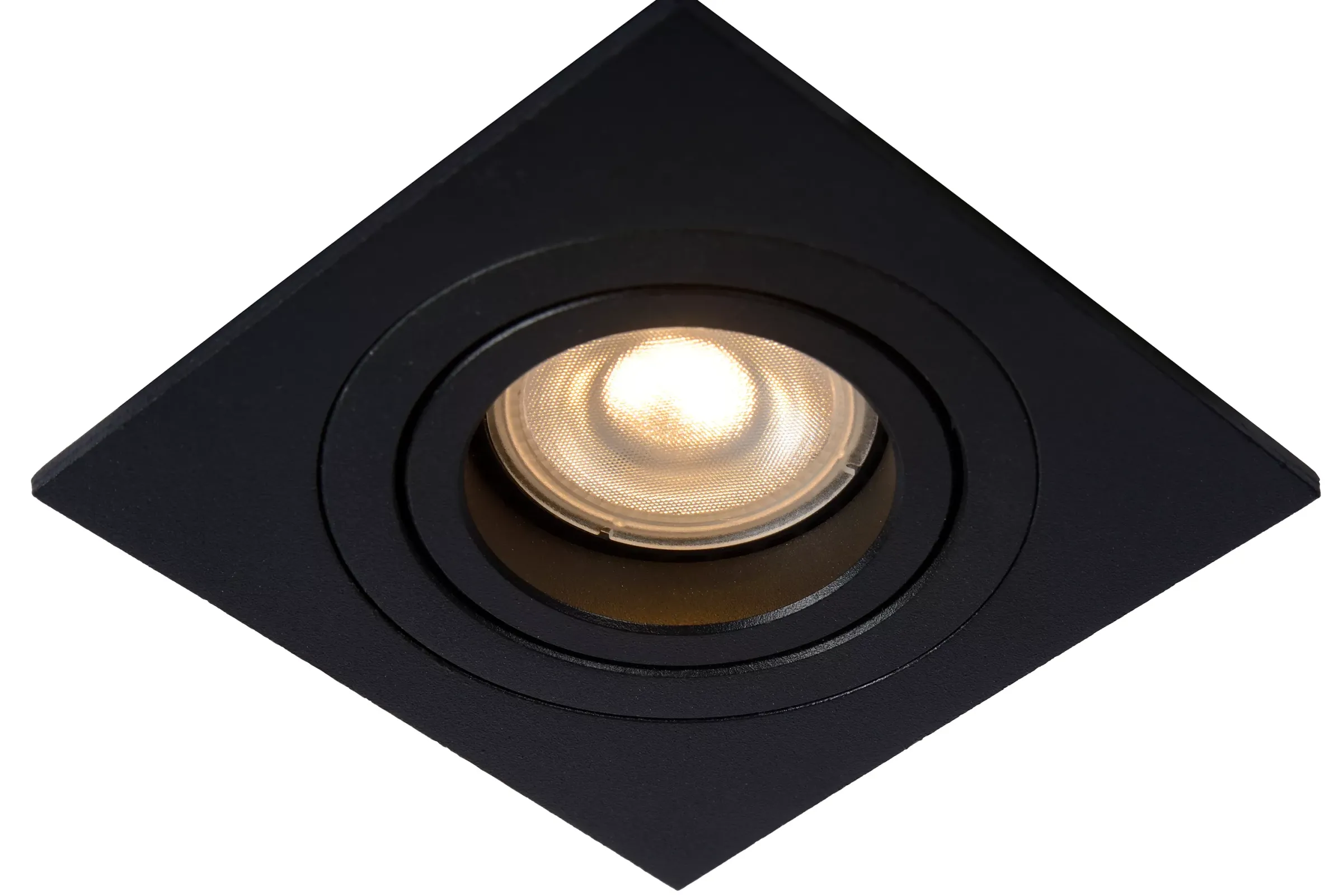 TUBE - Inbouwspot - 1xGU10 - Zwart*Lucide Cheap