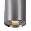 TUBE - Plafondspot - Ø 9,6 cm - 1xGU10 - Mat chroom*Lucide Outlet