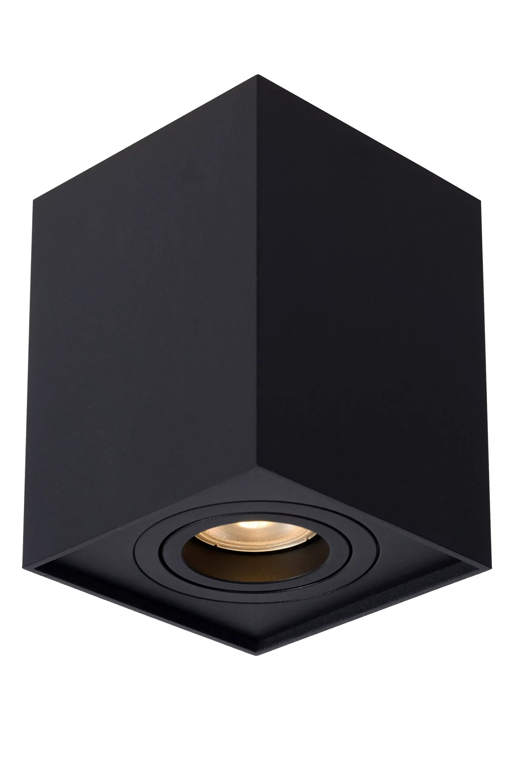 TUBE - Plafondspot - 1xGU10 - Zwart*Lucide Flash Sale