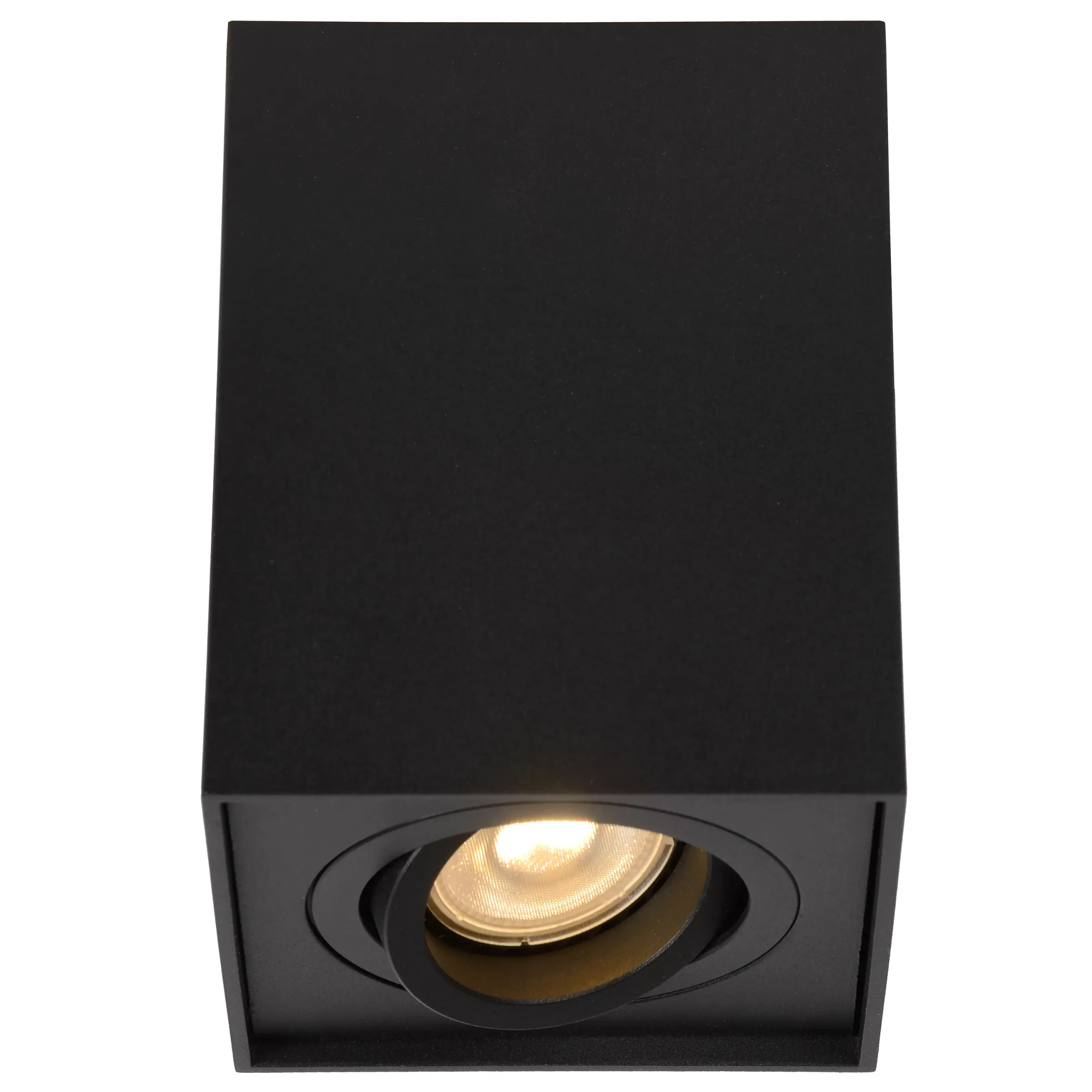 TUBE - Plafondspot - 1xGU10 - Zwart*Lucide Flash Sale