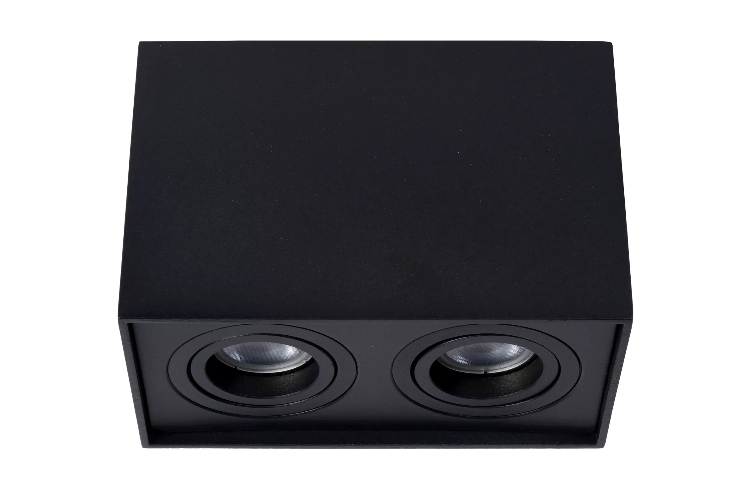 TUBE - Plafondspot - 2xGU10 - Zwart*Lucide Sale