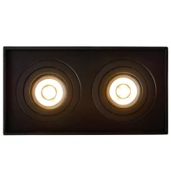 TUBE - Plafondspot - 2xGU10 - Zwart*Lucide Sale