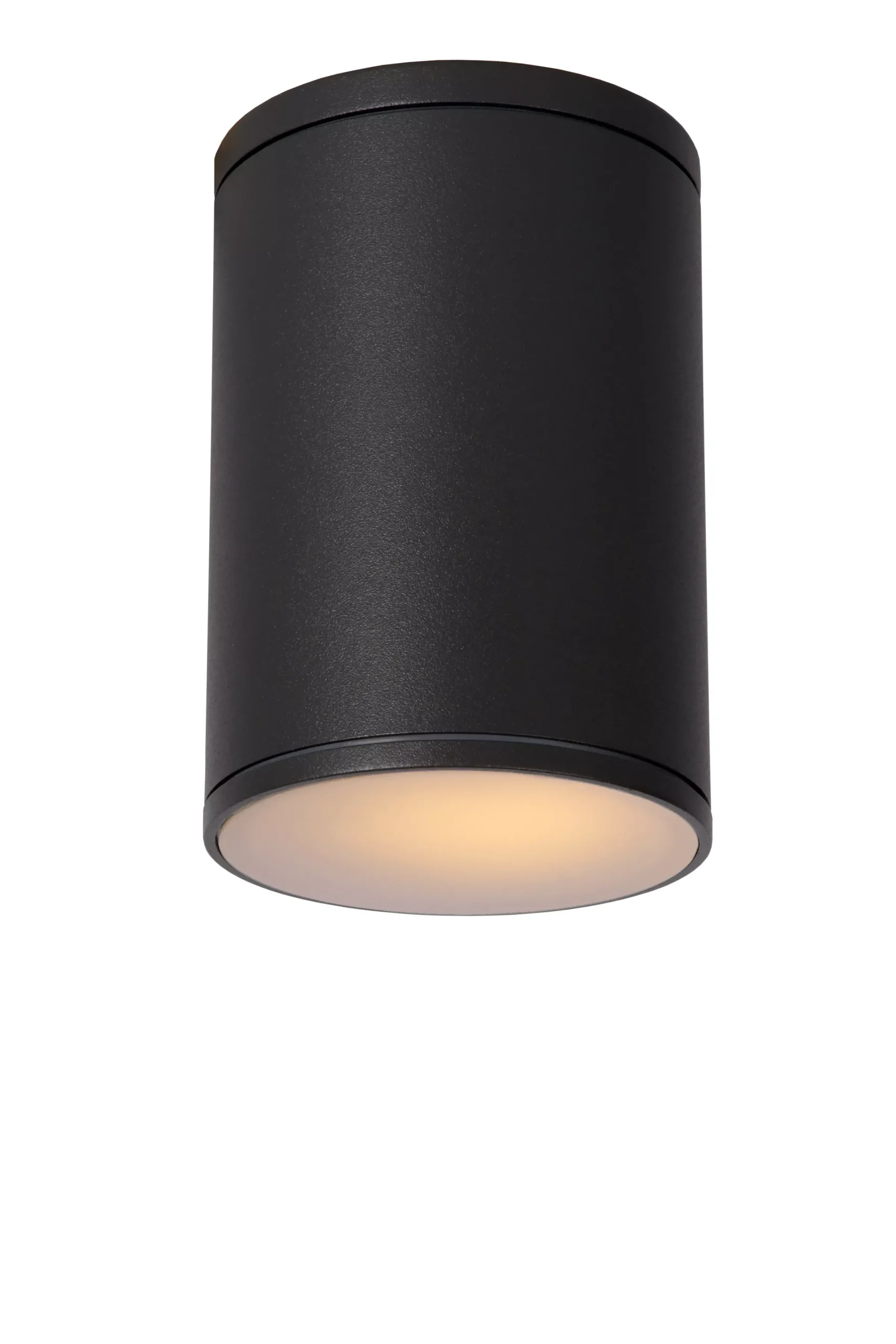 TUBIX - Plafondspot Binnen/Buiten - Ø 10,8 cm - 1xE27 - IP54 - Antraciet*Lucide Fashion