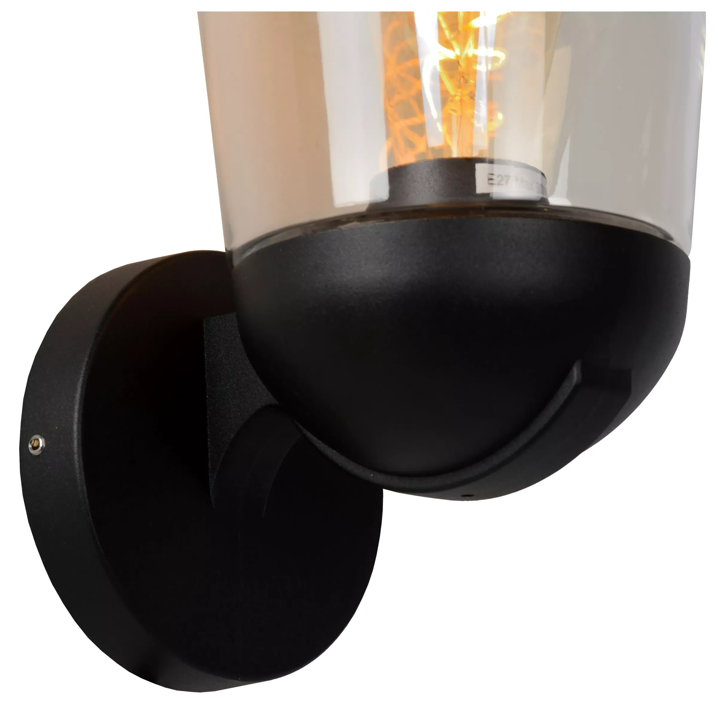TULSA - Wandlamp Binnen/Buiten - 1xE27 - IP44 - Zwart*Lucide Sale