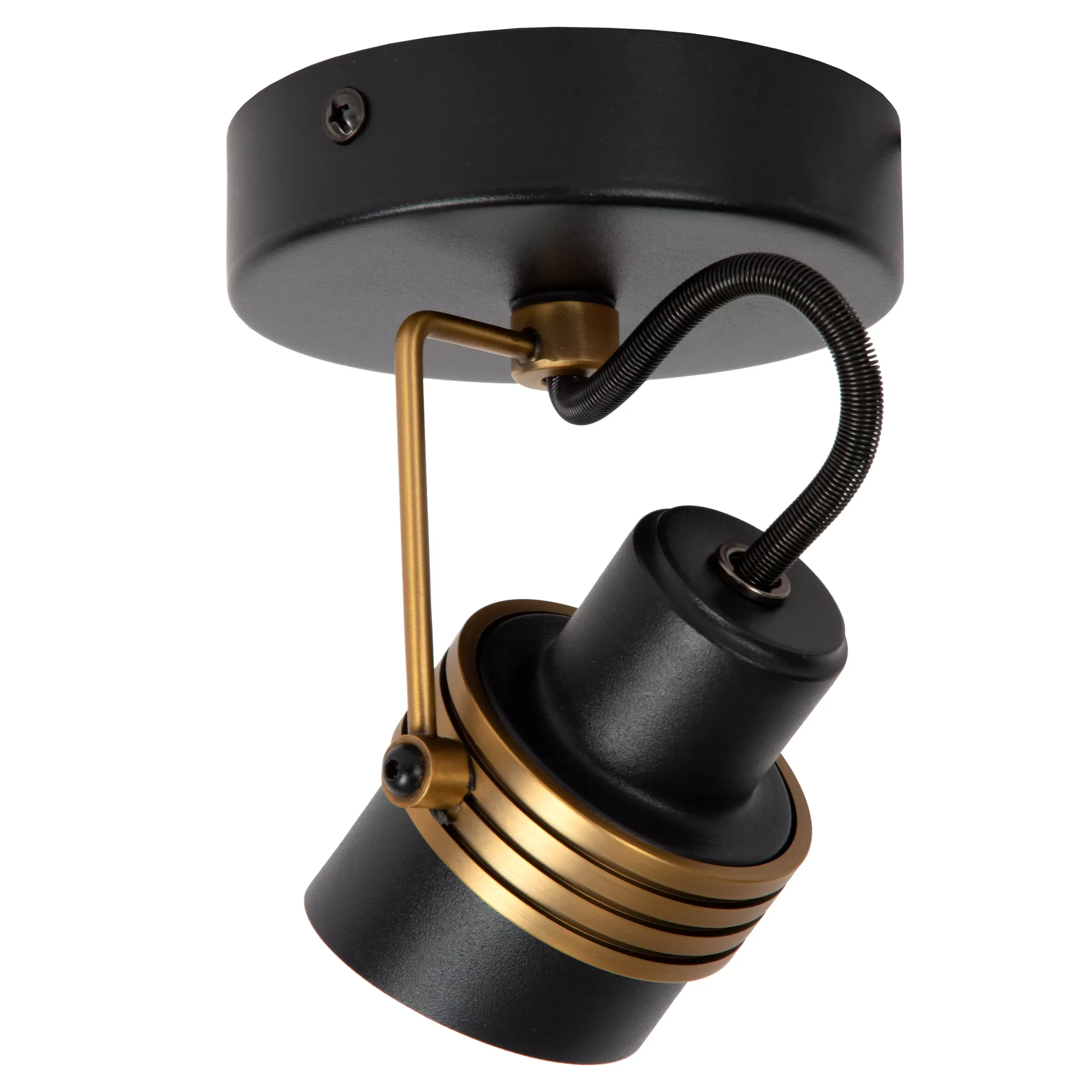 TUNDRAN - Plafondspot - 1xGU10 - Zwart*Lucide Flash Sale