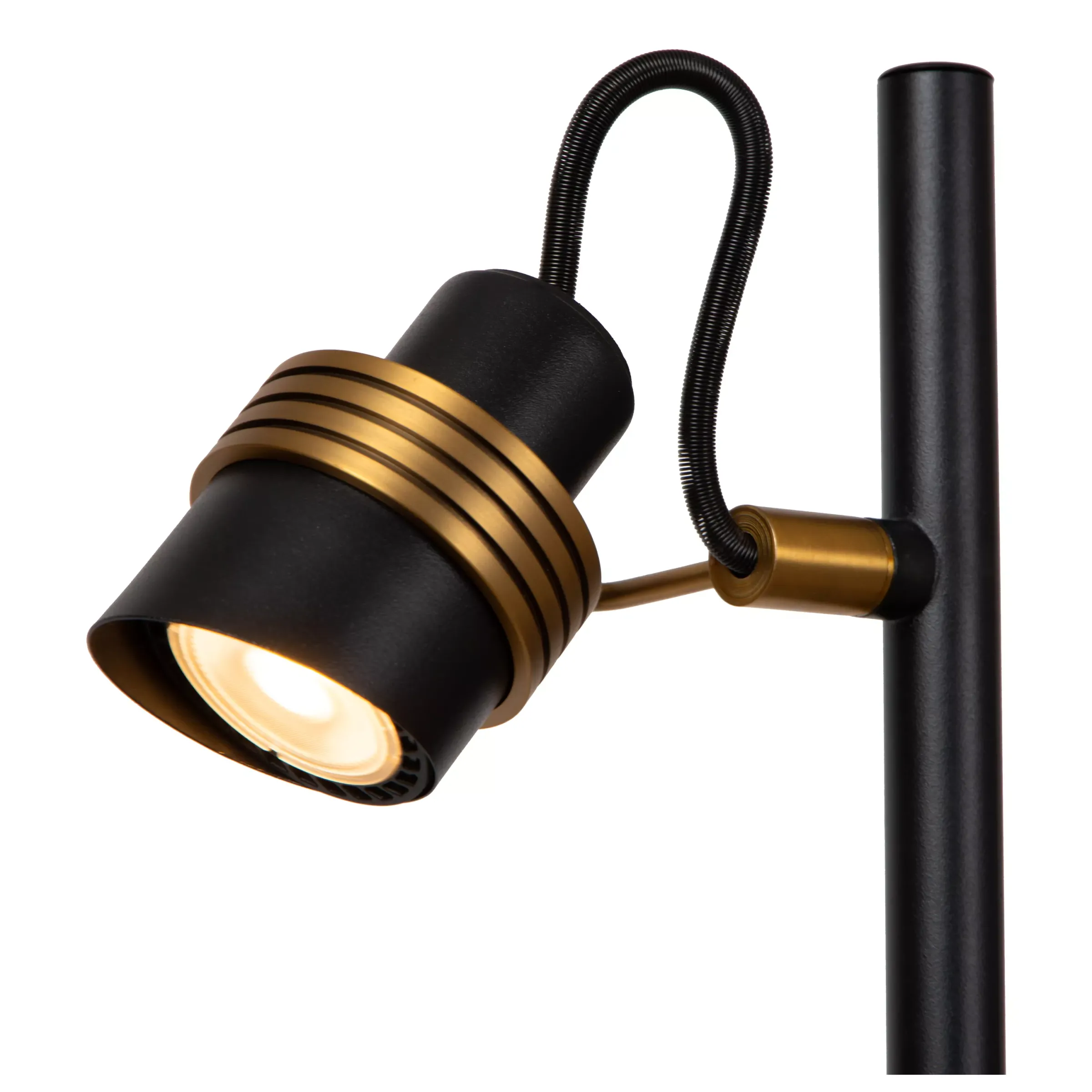 TUNDRAN - Vloerlamp - 3xGU10 - Zwart*Lucide Best