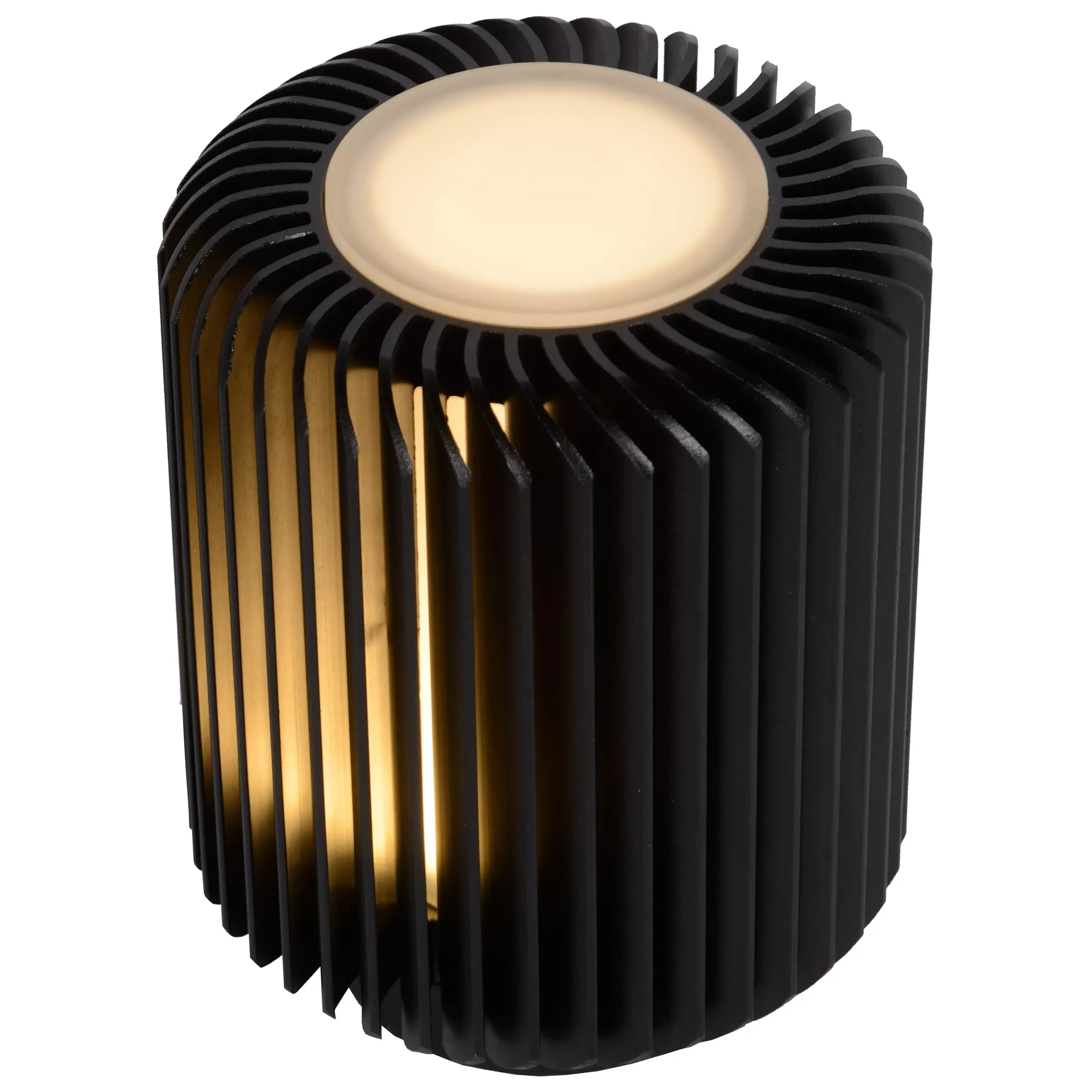 TURBIN - Tafellamp - Ø 10,6 cm - LED - 1x5W 3000K - Zwart*Lucide Clearance