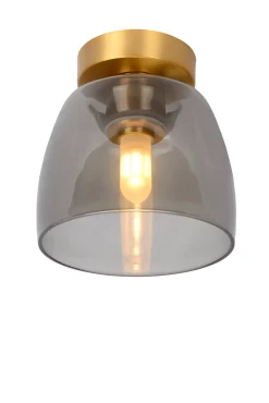 TYLER - Plafonnière Badkamer - Ø 16,1 cm - 1xG9 - IP44 - Mat Goud / Messing*Lucide Outlet
