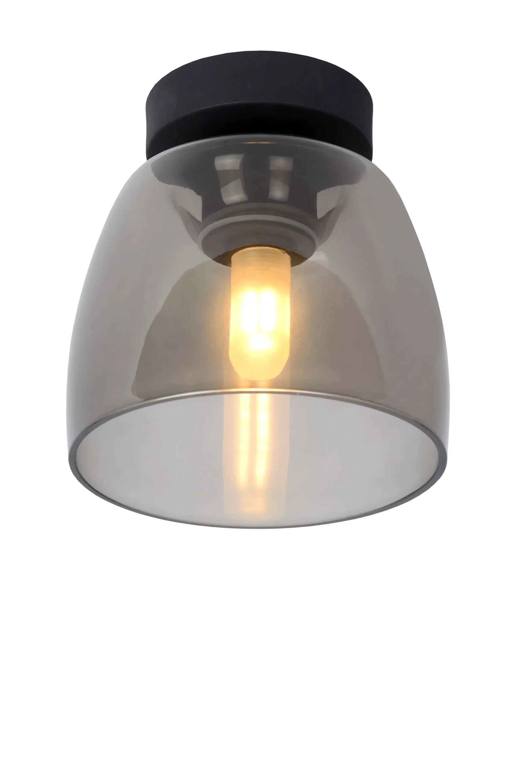 TYLER - Plafonnière Badkamer - Ø 16,1 cm - 1xG9 - IP44 - Zwart*Lucide Hot
