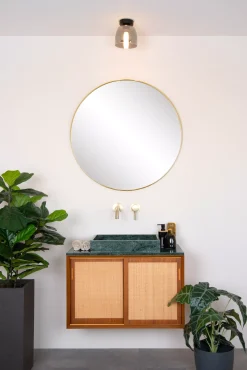 TYLER - Plafonnière Badkamer - Ø 16,1 cm - 1xG9 - IP44 - Zwart*Lucide Hot
