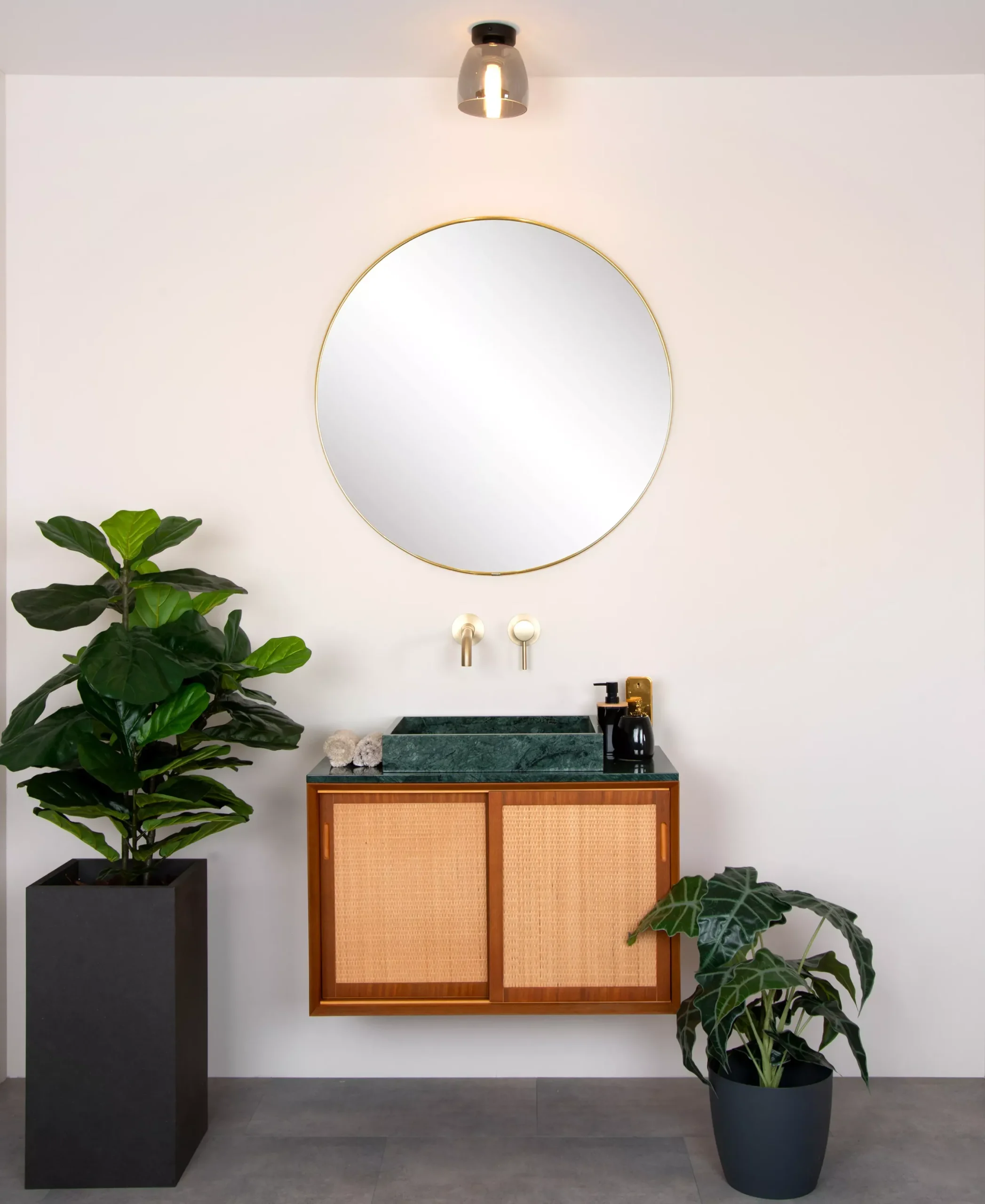 TYLER - Plafonnière Badkamer - Ø 16,1 cm - 1xG9 - IP44 - Zwart*Lucide Hot