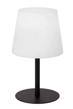 TYON - Oplaadbare Tafellamp Binnen/Buiten - Accu/Batterij - LED Dimb. - IP65 - Zwart*Lucide Sale