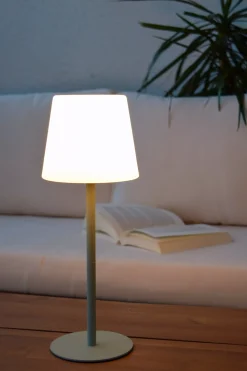 TYON - Oplaadbare Tafellamp Binnen/Buiten - Accu/Batterij - LED Dimb. - IP65 - Groen*Lucide Flash Sale