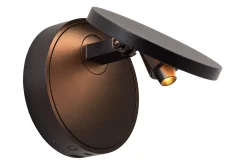 UFOR - Wandlamp - Ø 12 cm - LED Dim to warm - 1800K/3000K - Zwart*Lucide Store